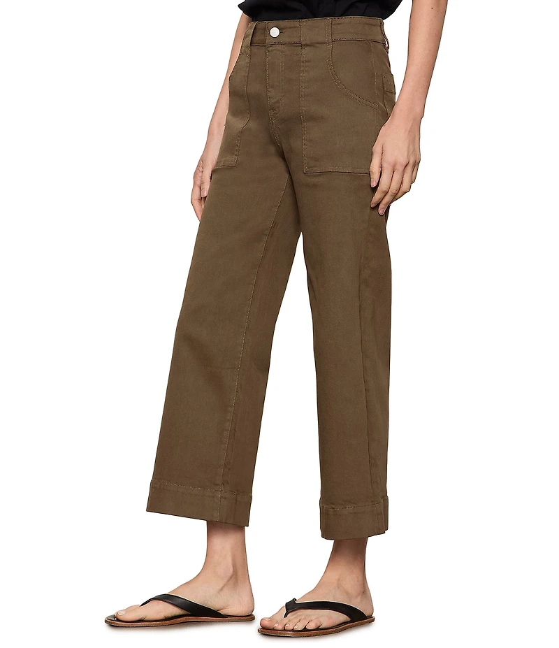 Sanctuary Insider Crop Straight Leg Twill Pants
