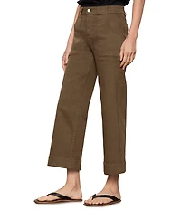 Sanctuary Insider Crop Straight Leg Twill Pants