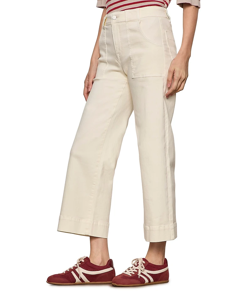 Sanctuary Insider Crop Straight Leg Twill Pants