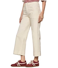 Sanctuary Insider Crop Straight Leg Twill Pants