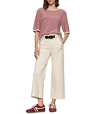 Sanctuary Insider Crop Straight Leg Twill Pants