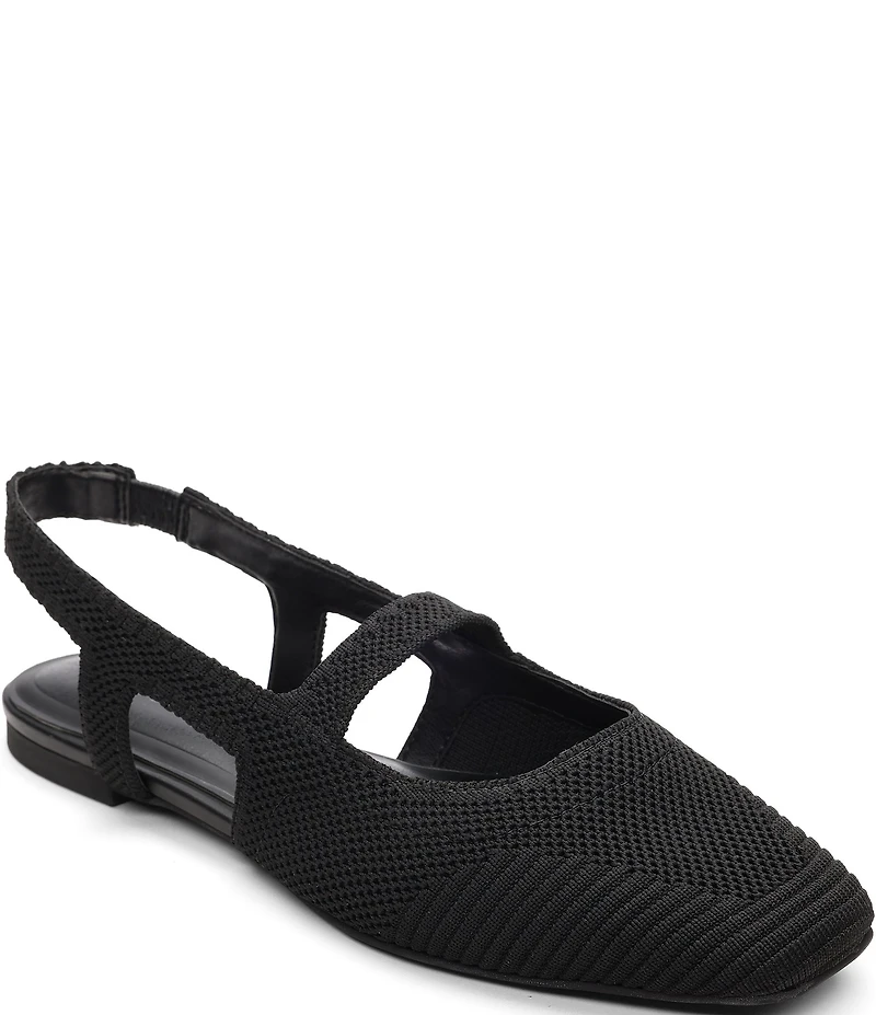 Sanctuary Klara Stretch Knit Slingback Mary Jane Flats