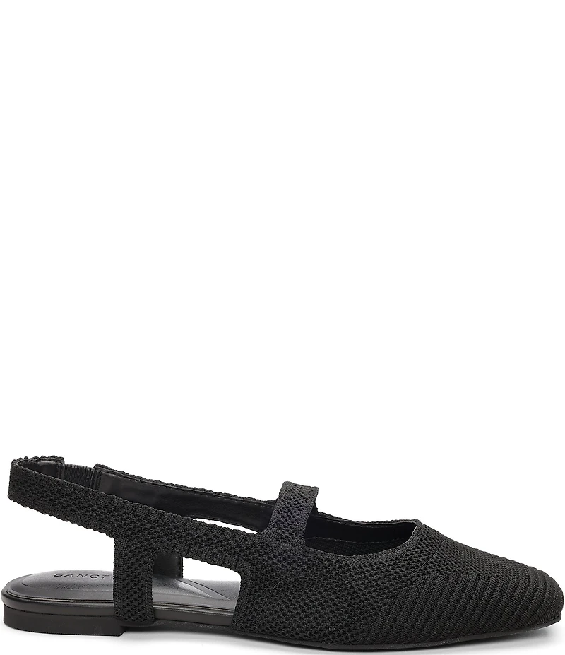 Sanctuary Klara Stretch Knit Slingback Mary Jane Flats