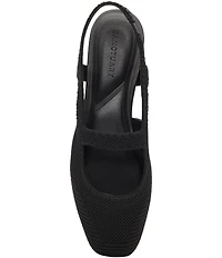 Sanctuary Klara Stretch Knit Slingback Mary Jane Flats