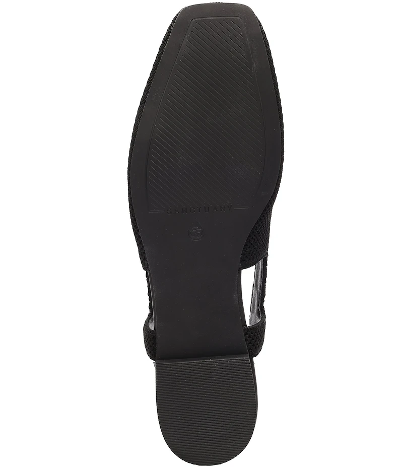 Sanctuary Klara Stretch Knit Slingback Mary Jane Flats