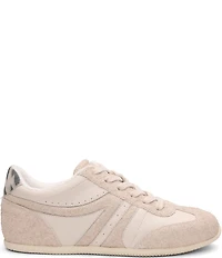 Sanctuary Lola Leather and Shaggy Suede Lace Up Sneakers