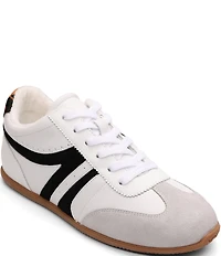 Sanctuary Lola Leather and Suede Lace Up Sneakers