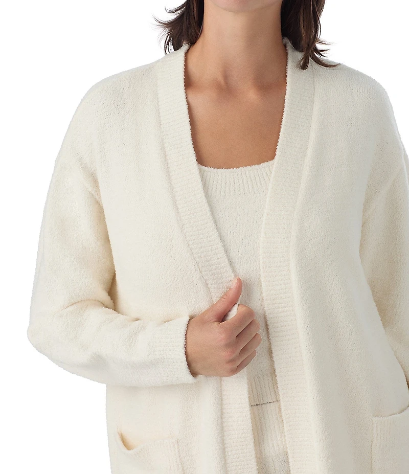 Sanctuary Long Sleeve Open Front Knit Sweater Bed Jacket