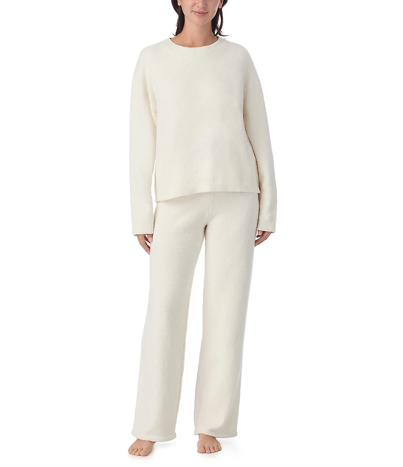 Sanctuary Long Sleeve Pullover Sweater Knit Long Lounge Set