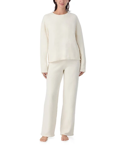 Sanctuary Long Sleeve Pullover Sweater Knit Long Lounge Set