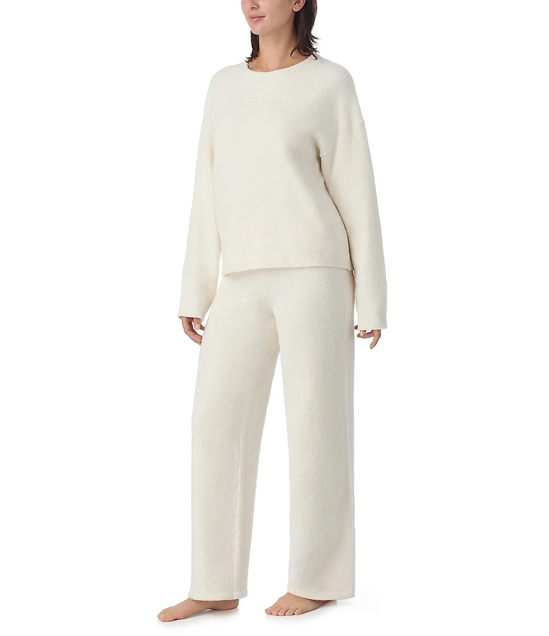 Sanctuary Long Sleeve Pullover Sweater Knit Long Lounge Set