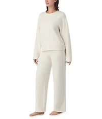 Sanctuary Long Sleeve Pullover Sweater Knit Long Lounge Set