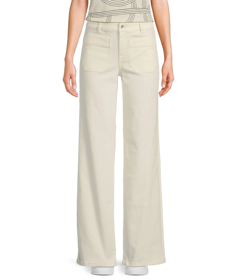 Sanctuary Marine Standard Waist Patch Pocket Wide Leg Pants