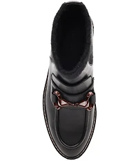Sanctuary Marley Leather Chelsea Bit Buckle Loafer Booties