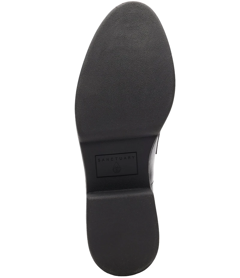 Sanctuary Marley Leather Chelsea Bit Buckle Loafer Booties