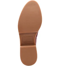 Sanctuary Marley Suede and Stretch Wool Bit Buckle Chelsea Loafer Booties