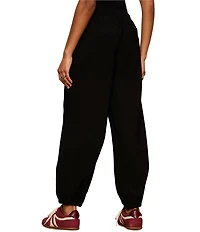 Sanctuary Micro Balloon Leg Pull-On Twill Pants