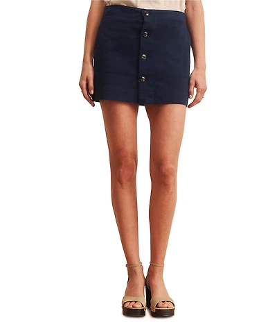 Sanctuary Mila Button Front Mini Skirt