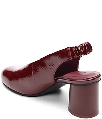 Sanctuary Opera Crinkle Patent Leather Slingback Pumps