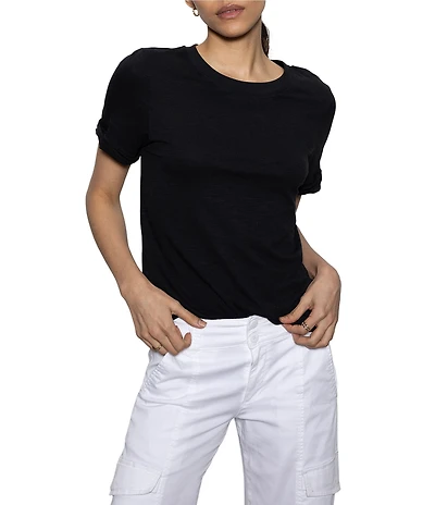 Sanctuary Perfect Tee Crew Neck Short Sleeve Remix Top