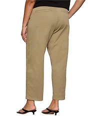 Sanctuary Plus Boyfriend Cruiser Standard Rise Barrel Leg Twill Pants