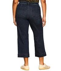 Sanctuary Plus Size Insider Crop Straight Leg Denim Pants