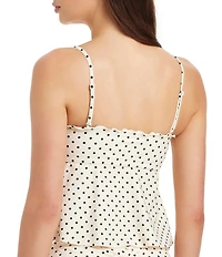 Sanctuary Pretty In Provence Dotted Merrow Bandeau Tankini Swim Top