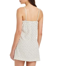 Sanctuary Pretty In Provence V-Wire A-Line Dress Swim Cover-Up