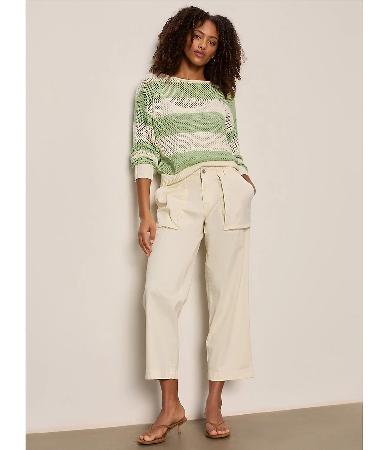 Sanctuary Ranger Twill Relaxed Straight Cropped Pants
