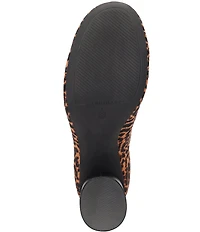 Sanctuary Rayna Leopard Print Stretch Knit Booties