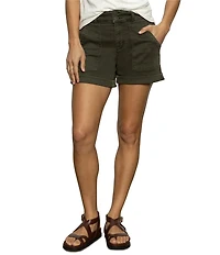 Sanctuary Renegade High Rise Rolled Hem Shorts