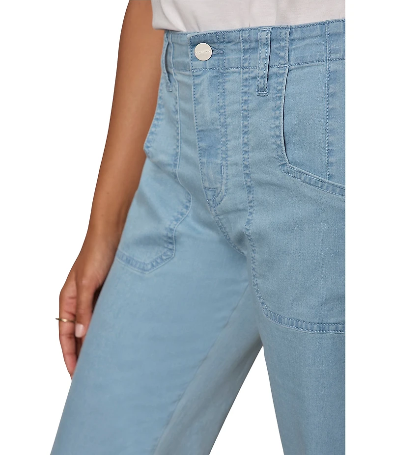 Sanctuary Retreat Wide-Leg Cropped Denim Jeans