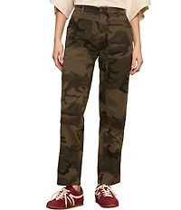 Sanctuary Riot Camo Print Tapered Leg Pant
