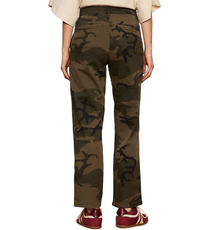 Sanctuary Riot Camo Print Tapered Leg Pant