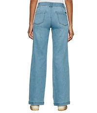 Sanctuary Sculpted Insider Wide Leg Denim Jeans