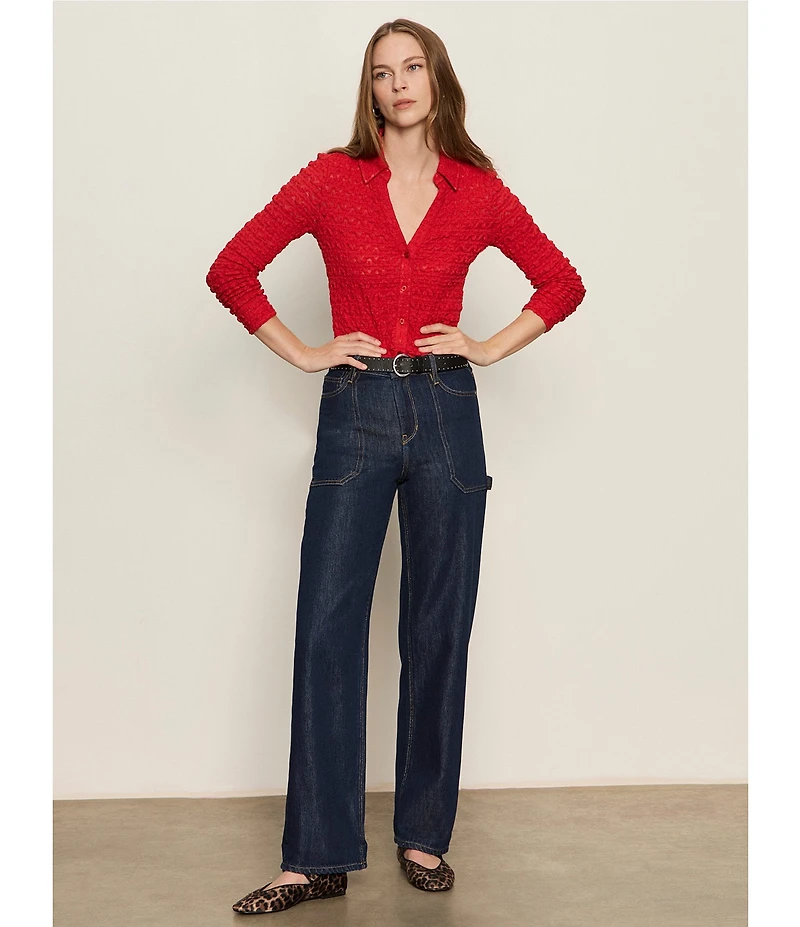 Sanctuary Soleil 90s Straight Leg High Rise Jeans