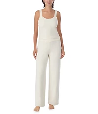 Sanctuary Solid Sweater Knit Sleeveless Tank & Lounge Pant Set