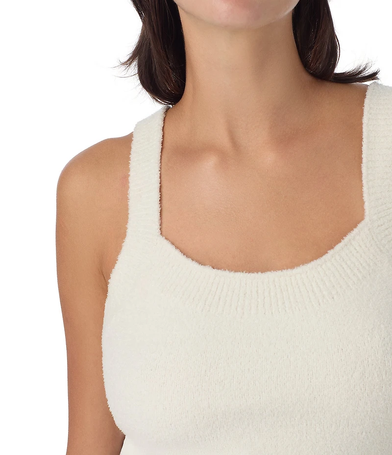 Sanctuary Solid Sweater Knit Sleeveless Tank & Lounge Pant Set