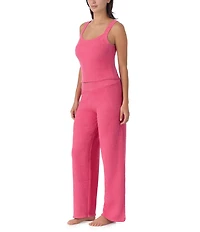 Sanctuary Solid Sweater Knit Sleeveless Tank & Lounge Pant Set