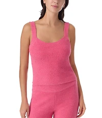 Sanctuary Solid Sweater Knit Sleeveless Tank & Lounge Pant Set