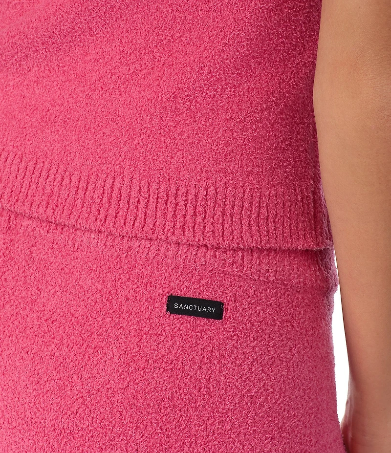 Sanctuary Solid Sweater Knit Sleeveless Tank & Lounge Pant Set