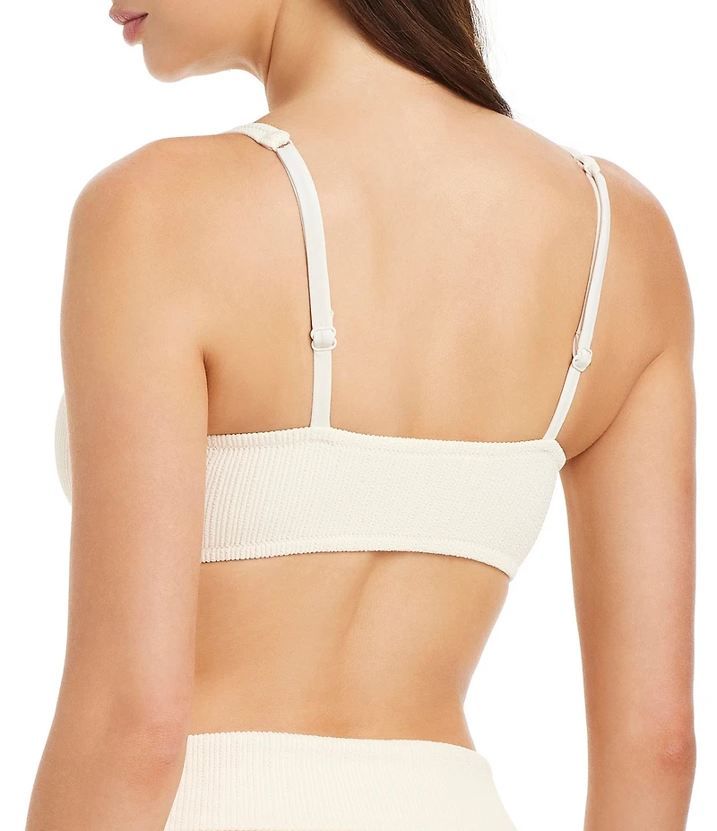 Sanctuary Stay Connected Long Line Triangle Swim Top