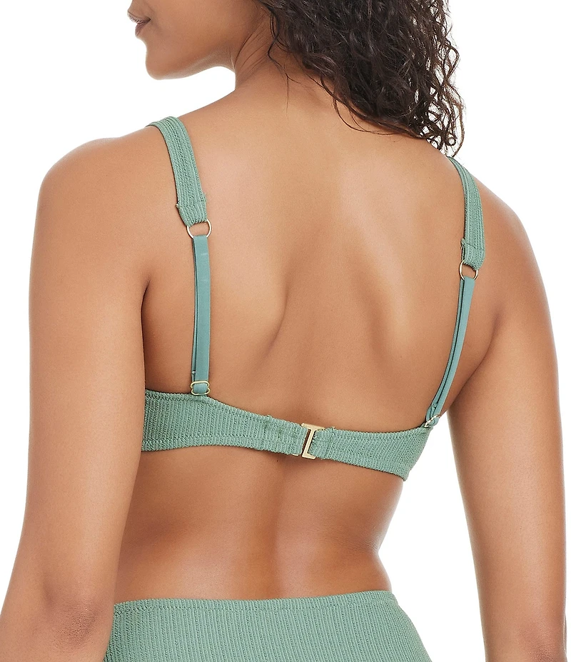Sanctuary Stay Connected V-Neck Underwire Bra Swim Top