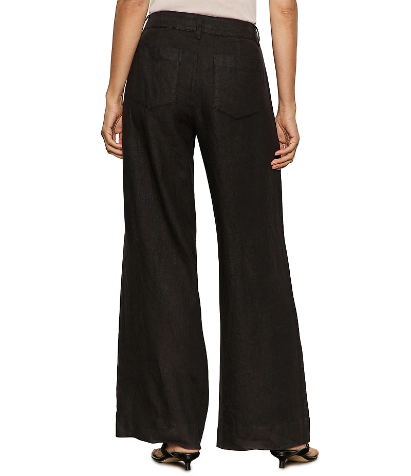 Sanctuary The Linen Marine Wide Leg Pants