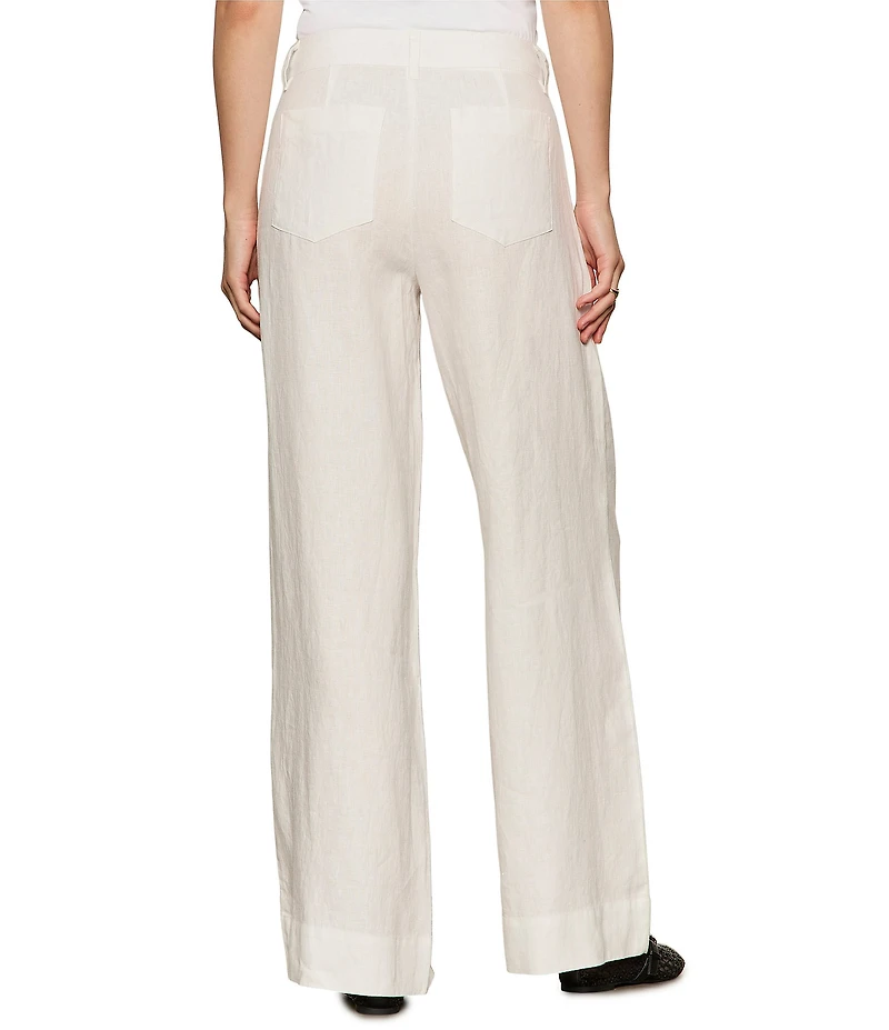 Sanctuary The Linen Marine Wide Leg Pants
