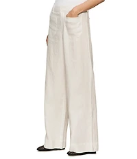 Sanctuary The Linen Marine Wide Leg Pants