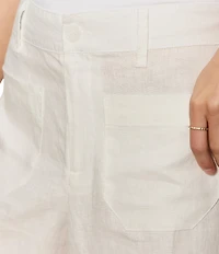 Sanctuary The Linen Marine Wide Leg Pants