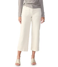 Sanctuary The Marine Comfort Stretch Cropped Wide Leg Jeans