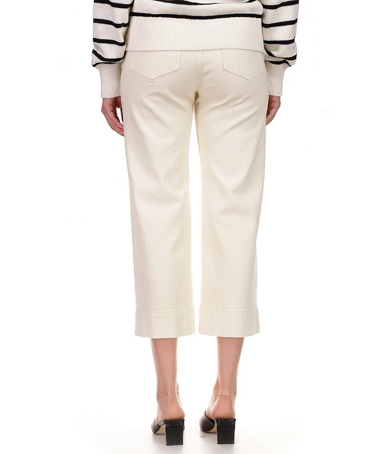 Sanctuary The Marine Comfort Stretch Cropped Wide Leg Jeans