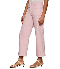Sanctuary The Marine Comfort Stretch Cropped Wide Leg Jeans